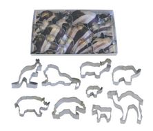 Picture of ZOO ANIMALS TIN-PLATED COOKIE CUTTER SET